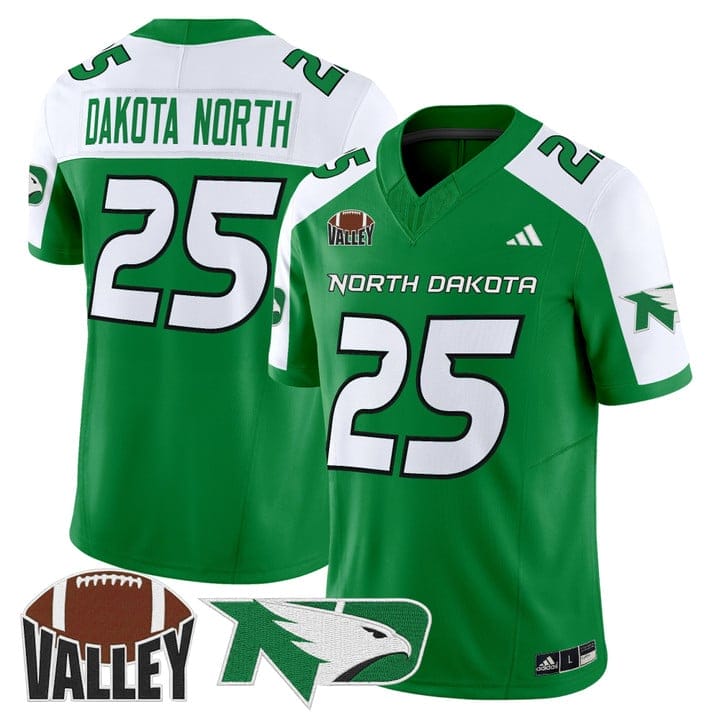 Dakota North Jersey #25 North Dakota Fighting Hawks 2025 Stitched - Image 3