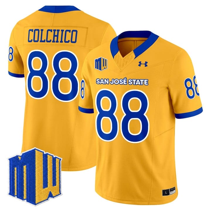 Dan Colchico Jersey #88 San José State Spartans 2025 Limited Stitched - Image 3