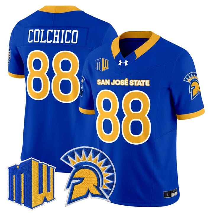 Dan Colchico Jersey #88 San José State Spartans 2025 Limited Stitched - Image 4