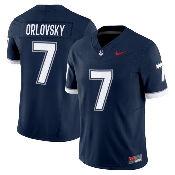 Dan Orlovsky Jersey #7 UConn Huskies 2025 Vapor Limited Stitched