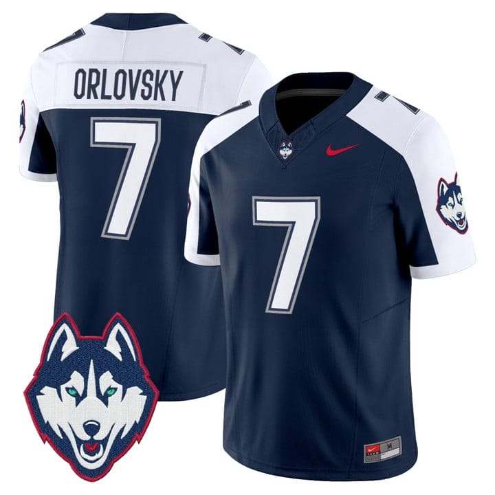 Alternative view of Dan Orlovsky Jersey #7 UConn Huskies 2025 Vapor Limited Stitched