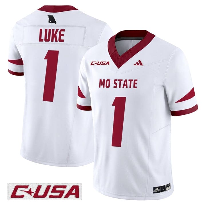 Dash Luke Jersey #1 Missouri State Bears 2025 Vapor Limited Stitched - Image 5