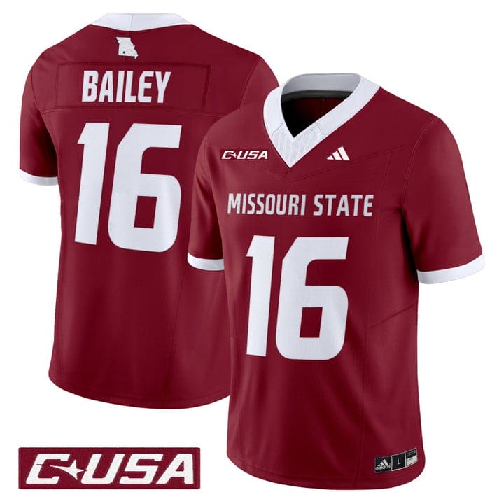 Deuce Bailey Jersey #16 Missouri State Bears 2025 Limited Stitched - Image 4