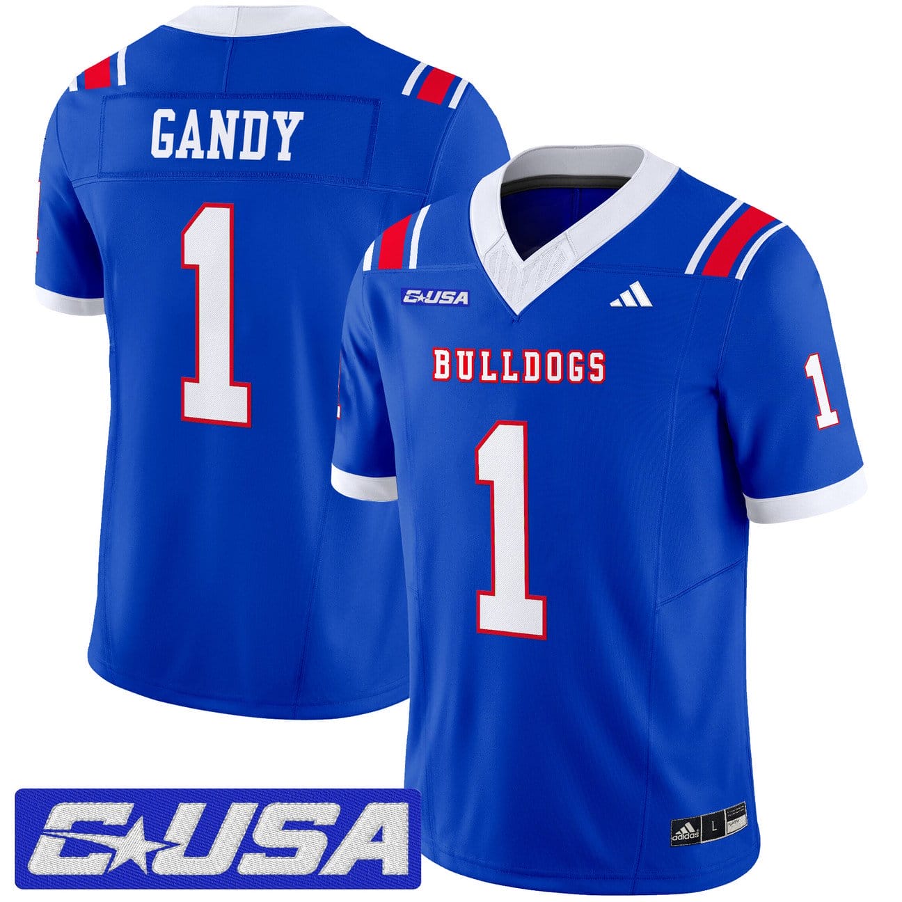 Devin Gandy Jersey #1 Louisiana Tech Bulldogs 2025 Limited Stitched - Image 4