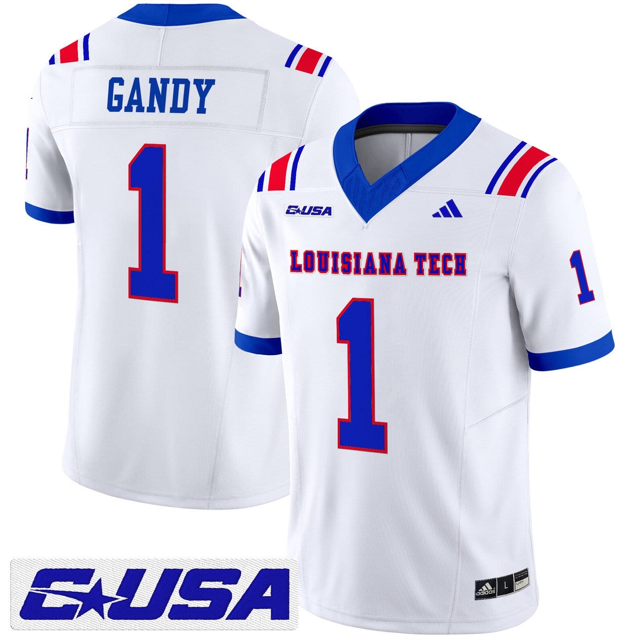 Devin Gandy Jersey #1 Louisiana Tech Bulldogs 2025 Limited Stitched - Image 5