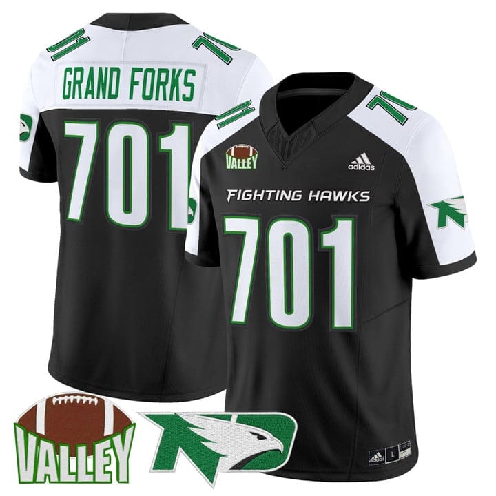 Grand Forks Jersey #701 North Dakota Fighting Hawks 2025 Stitched