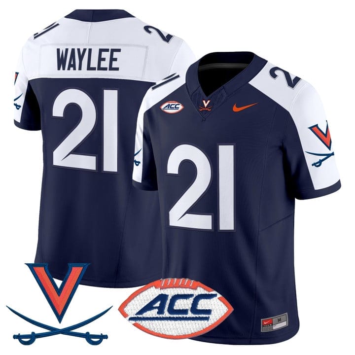 Alternative view of Harrison Waylee Jersey #21 Virginia Cavaliers 2025 Vapor Limited Stitched