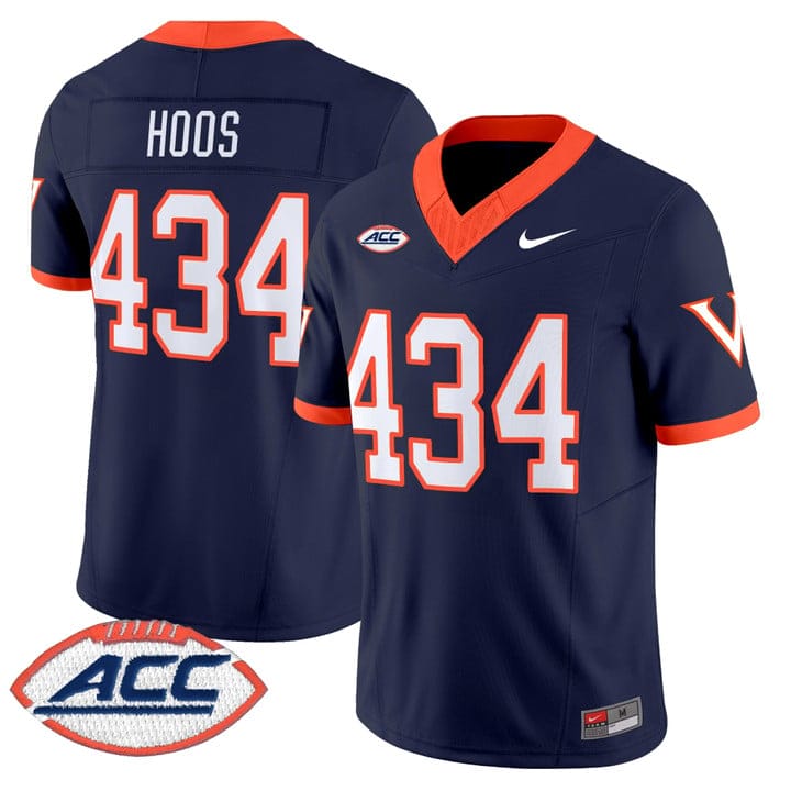 Hoos Jersey #434 Virginia Cavaliers 2025 Vapor Limited Stitched 1995 - Image 4