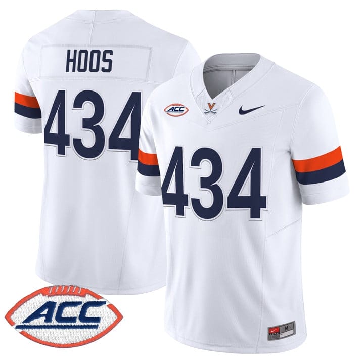 Hoos Jersey #434 Virginia Cavaliers 2025 Vapor Limited Stitched 1995 - Image 3