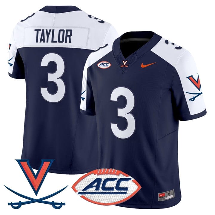 Alternative view of J'Mari Taylor Jersey #3 Virginia Cavaliers 2025 Vapor Limited Stitched 1995