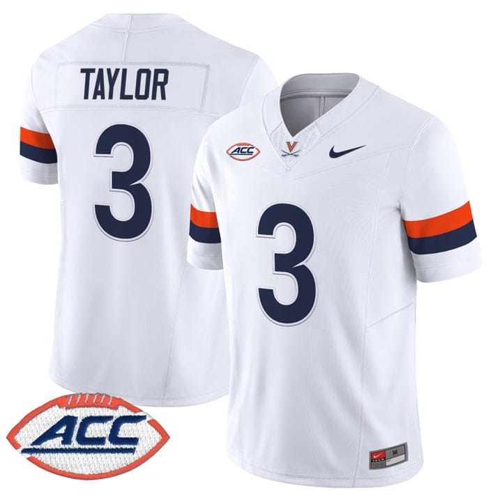 J'Mari Taylor Jersey #3 Virginia Cavaliers 2025 Vapor Limited Stitched 1995 - Image 3