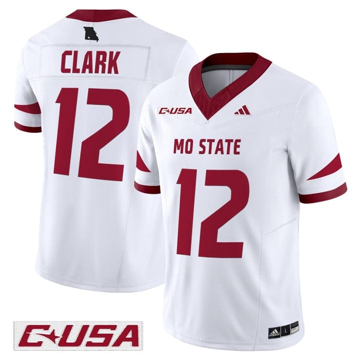 Jacob Clark Jersey #12 Missouri State Bears 2025 Limited Stitched - Image 5