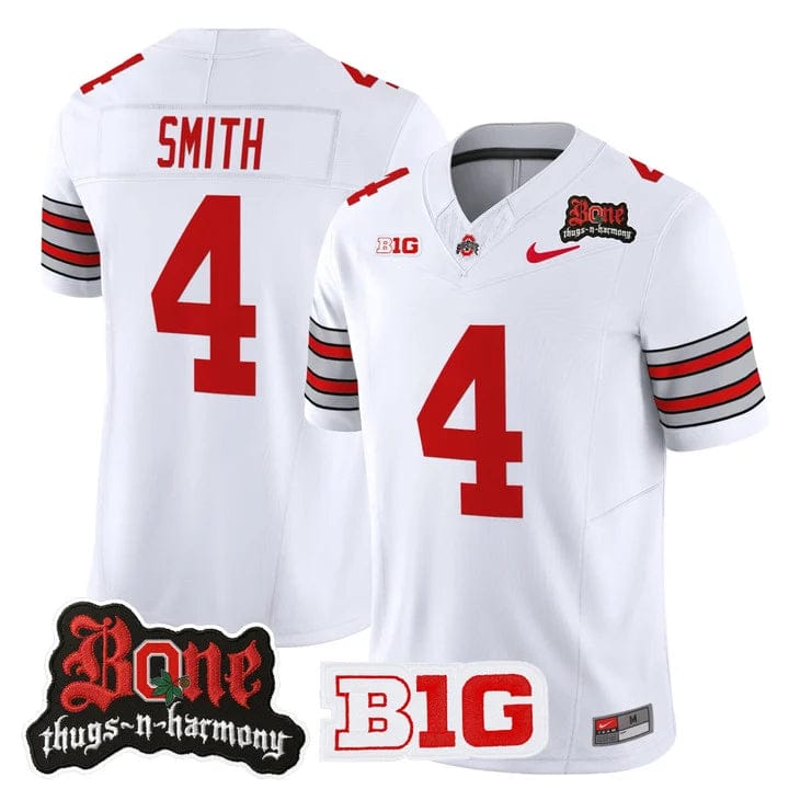Jeremiah Smith Jersey #4 Ohio State Buckeyes Bone Thugs-N-Harmony Stitched - Image 4