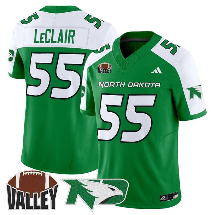 Jim LeClair Jersey #55 North Dakota Fighting Hawks 2025 Stitched - Image 3