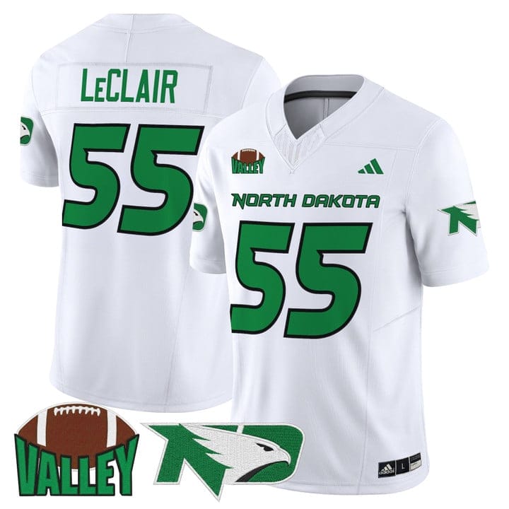 Jim LeClair Jersey #55 North Dakota Fighting Hawks 2025 Stitched - Image 5