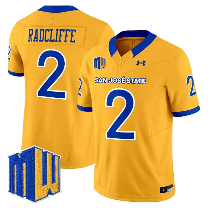 Lamar Radcliffe Jersey #2 San José State Spartans 2025 Limited Stitched - Image 3