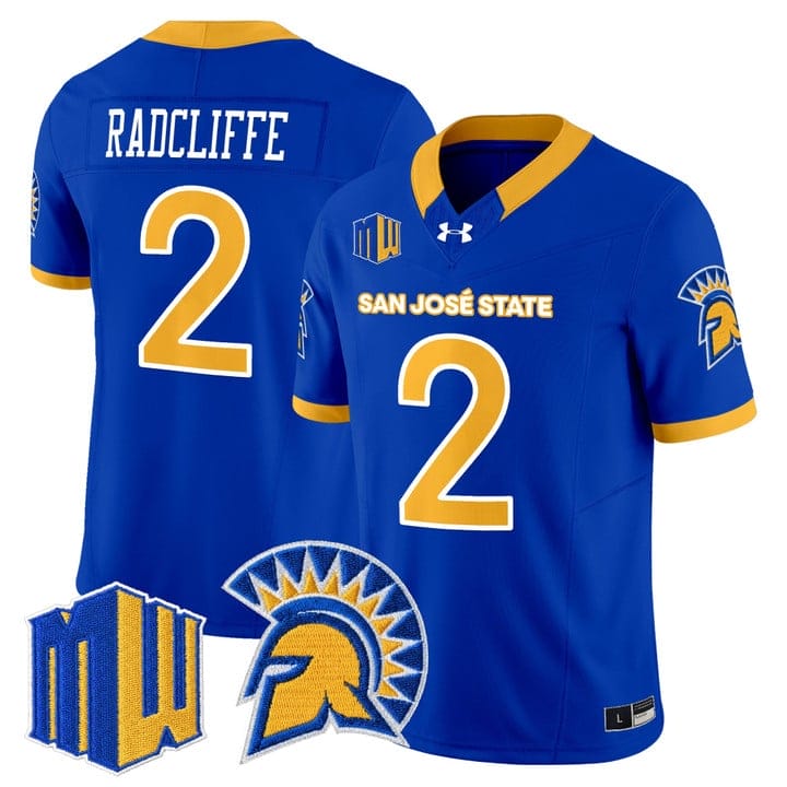Lamar Radcliffe Jersey #2 San José State Spartans 2025 Limited Stitched - Image 4