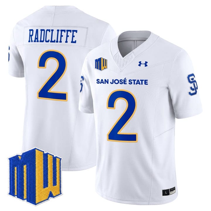 Lamar Radcliffe Jersey #2 San José State Spartans 2025 Limited Stitched - Image 5