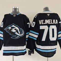 Men's Utah #70 Karel Vejmelka Navy 2025 Stitched Jersey