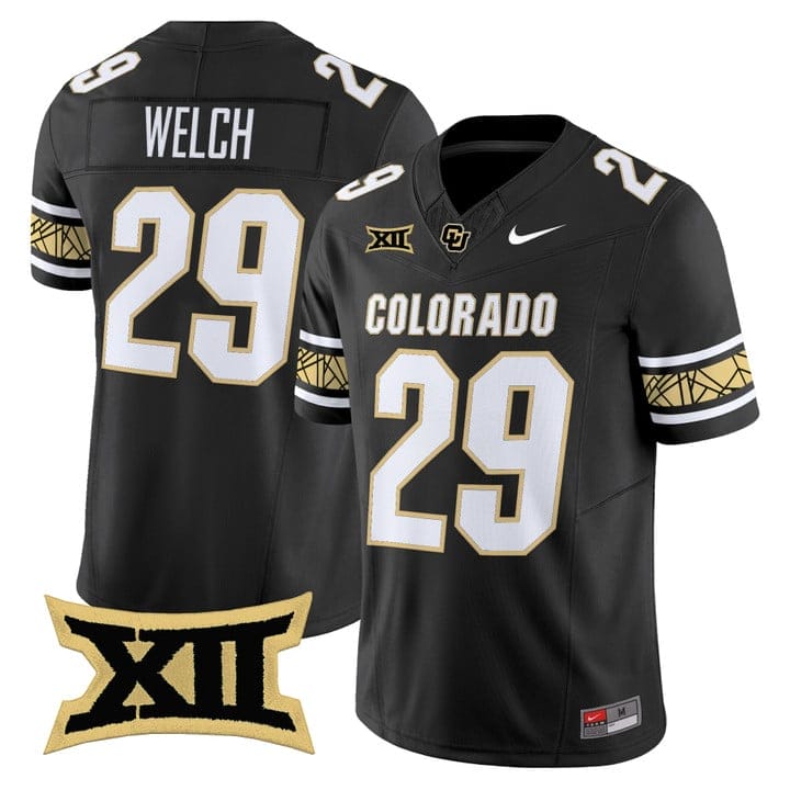 Micah Welch Jersey #29 Colorado Buffaloes 2025 Vapor Limited V2 Stitched - Image 3