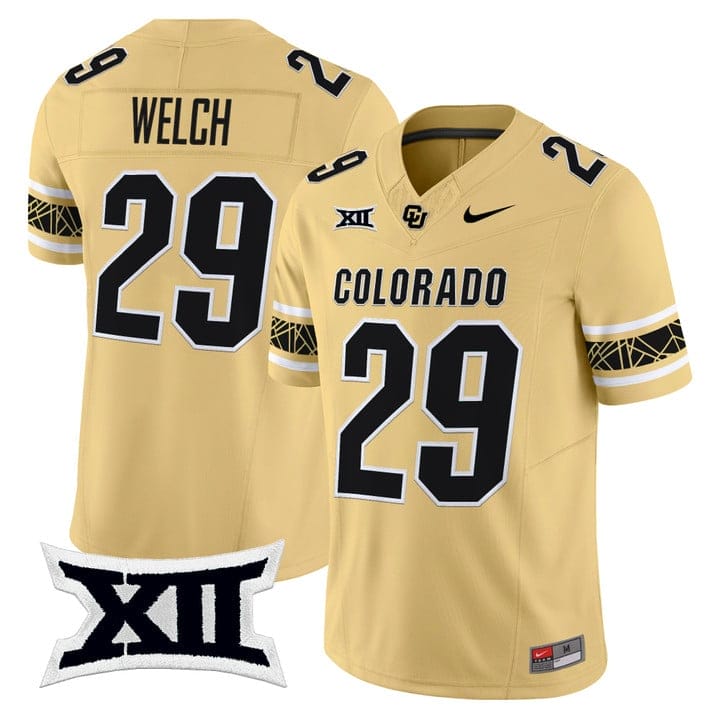Micah Welch Jersey #29 Colorado Buffaloes 2025 Vapor Limited V2 Stitched