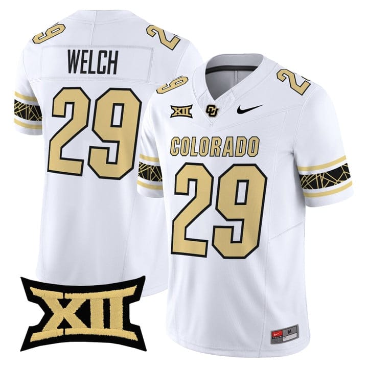 Alternative view of Micah Welch Jersey #29 Colorado Buffaloes 2025 Vapor Limited V2 Stitched