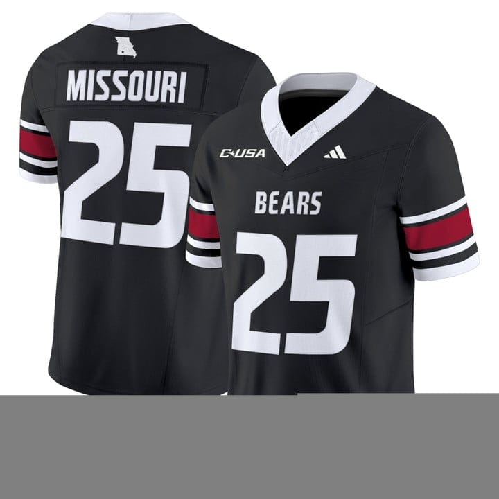 Alternative view of Missouri Jersey #25 Missouri State Bears 2025 Vapor Limited Stitched