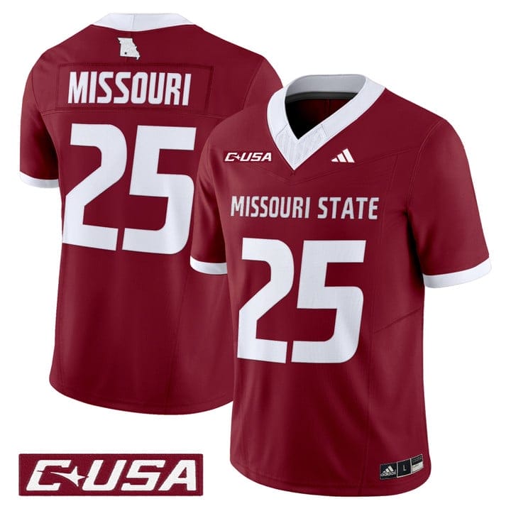 Missouri Jersey #25 Missouri State Bears 2025 Vapor Limited Stitched - Image 3