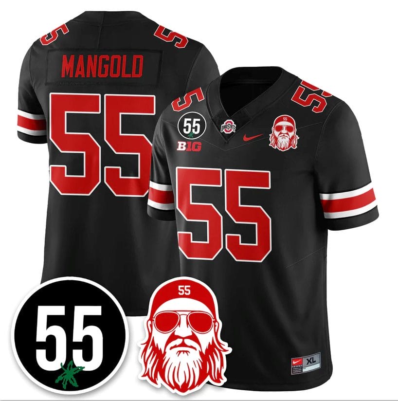 Nick Mangold Jersey #55 Ohio State Buckeyes Vapor Limited Stitched - Image 2