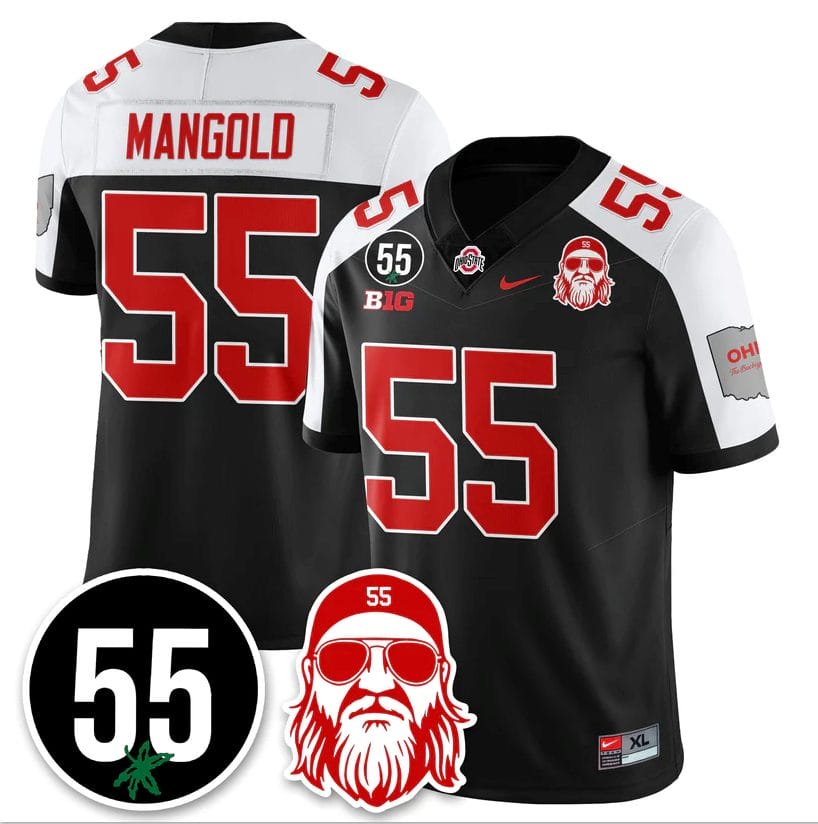 Nick Mangold Jersey #55 Ohio State Buckeyes Vapor Limited Stitched