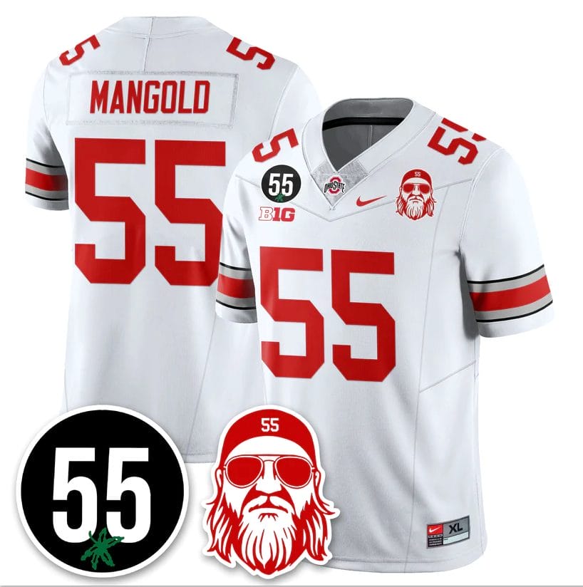 Nick Mangold Jersey #55 Ohio State Buckeyes Vapor Limited Stitched - Image 5