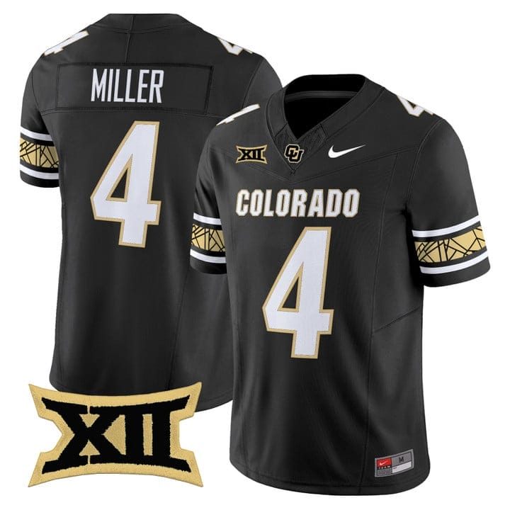 Omarion Miller Jersey #4 Colorado Buffaloes 2025 Vapor Limited V2 Stitched