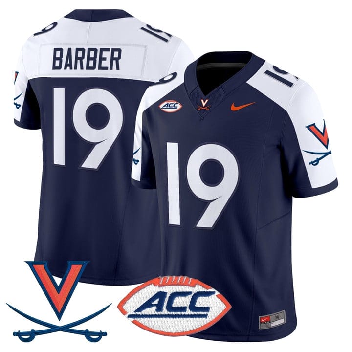 Alternative view of Rondé Barber Jersey #19 Virginia Cavaliers 2025 Vapor Limited Stitched