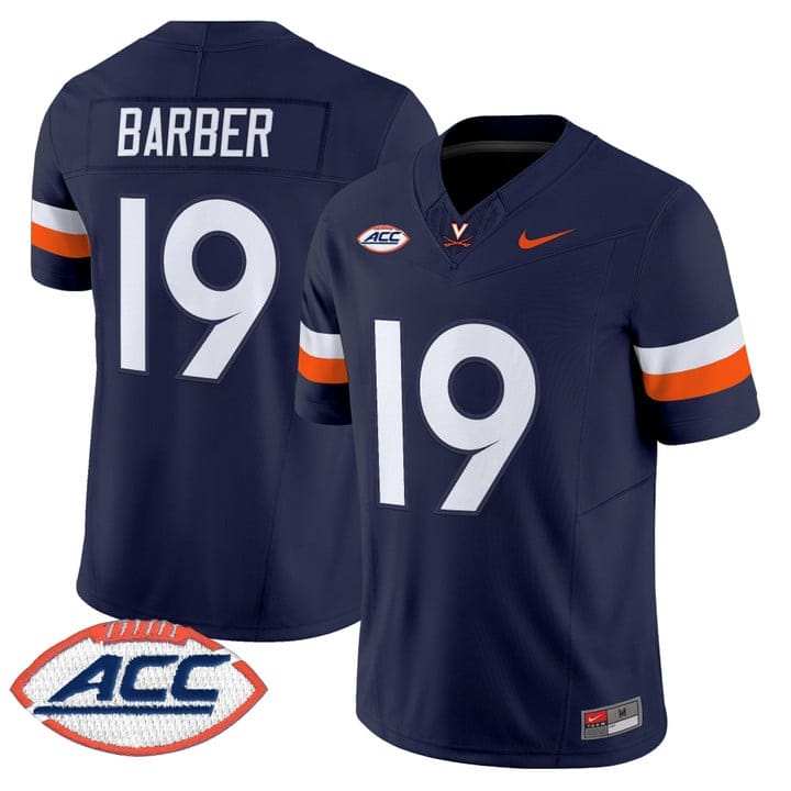 Rondé Barber Jersey #19 Virginia Cavaliers 2025 Vapor Limited Stitched
