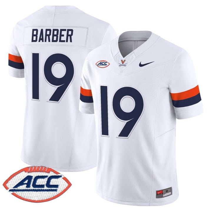 Rondé Barber Jersey #19 Virginia Cavaliers 2025 Vapor Limited Stitched - Image 3