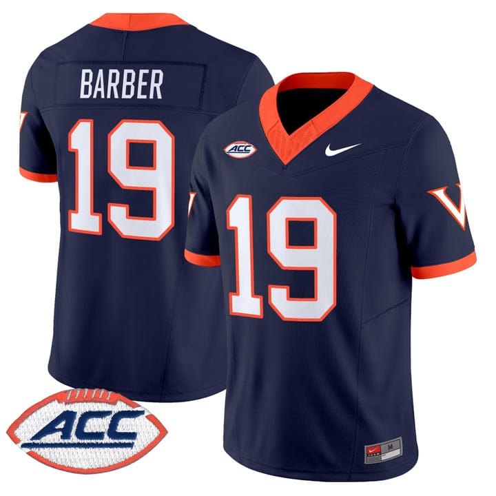 Rondé Barber Jersey #19 Virginia Cavaliers 2025 Vapor Limited Stitched - Image 4