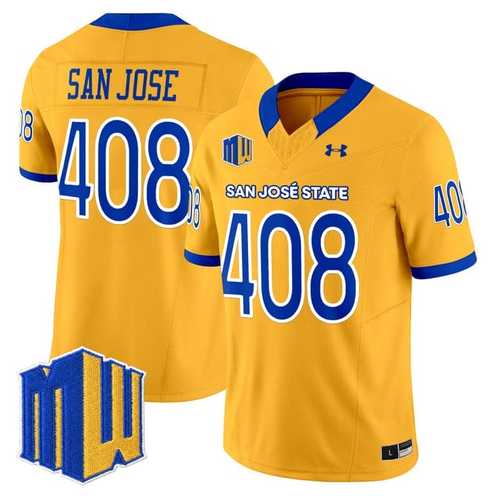 San Jose Jersey #408 San José State Spartans 2025 Limited Stitched - Image 3