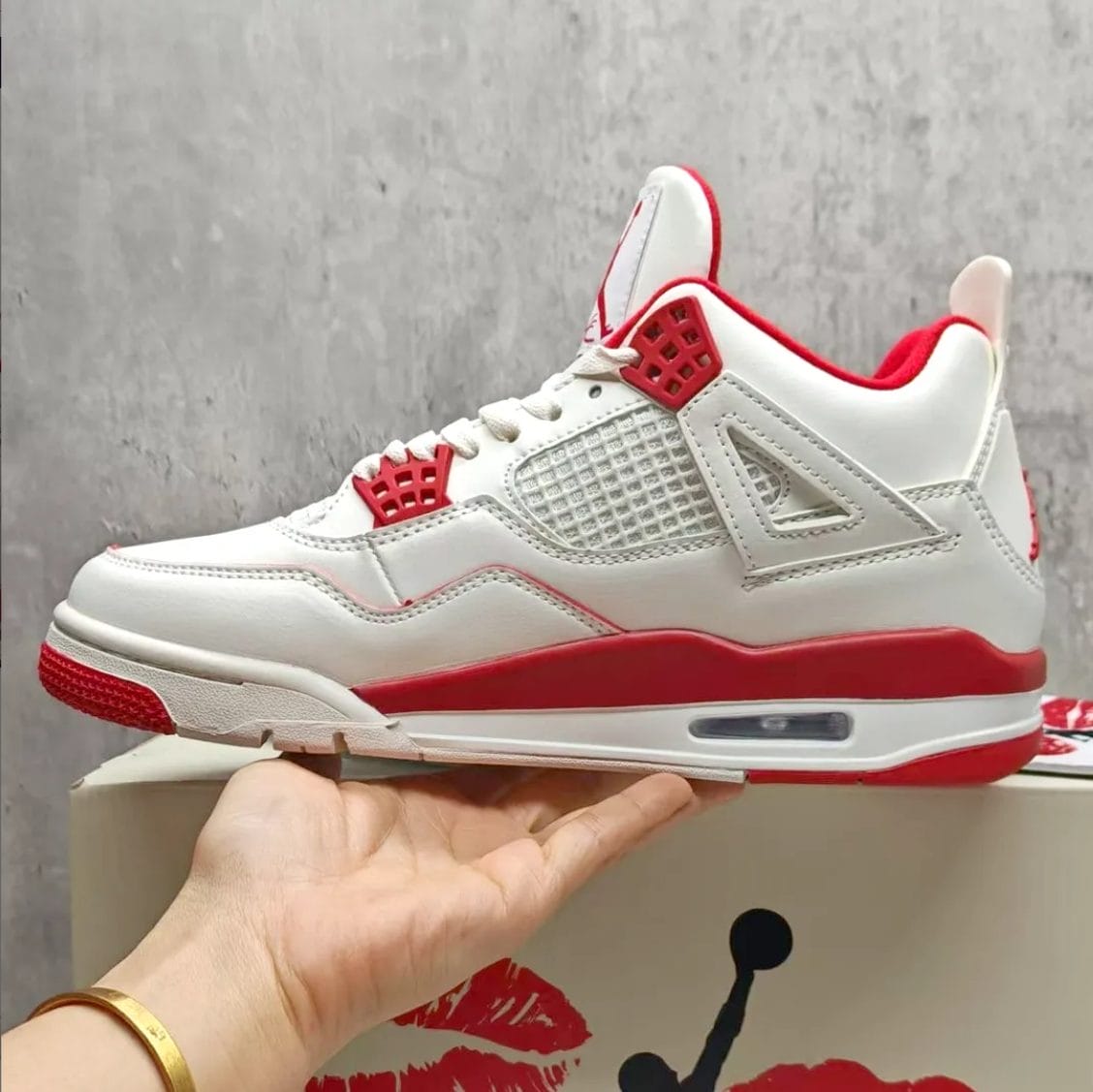 Air Jordan 4 Sierra Red Shoes Sneakers - Image 3
