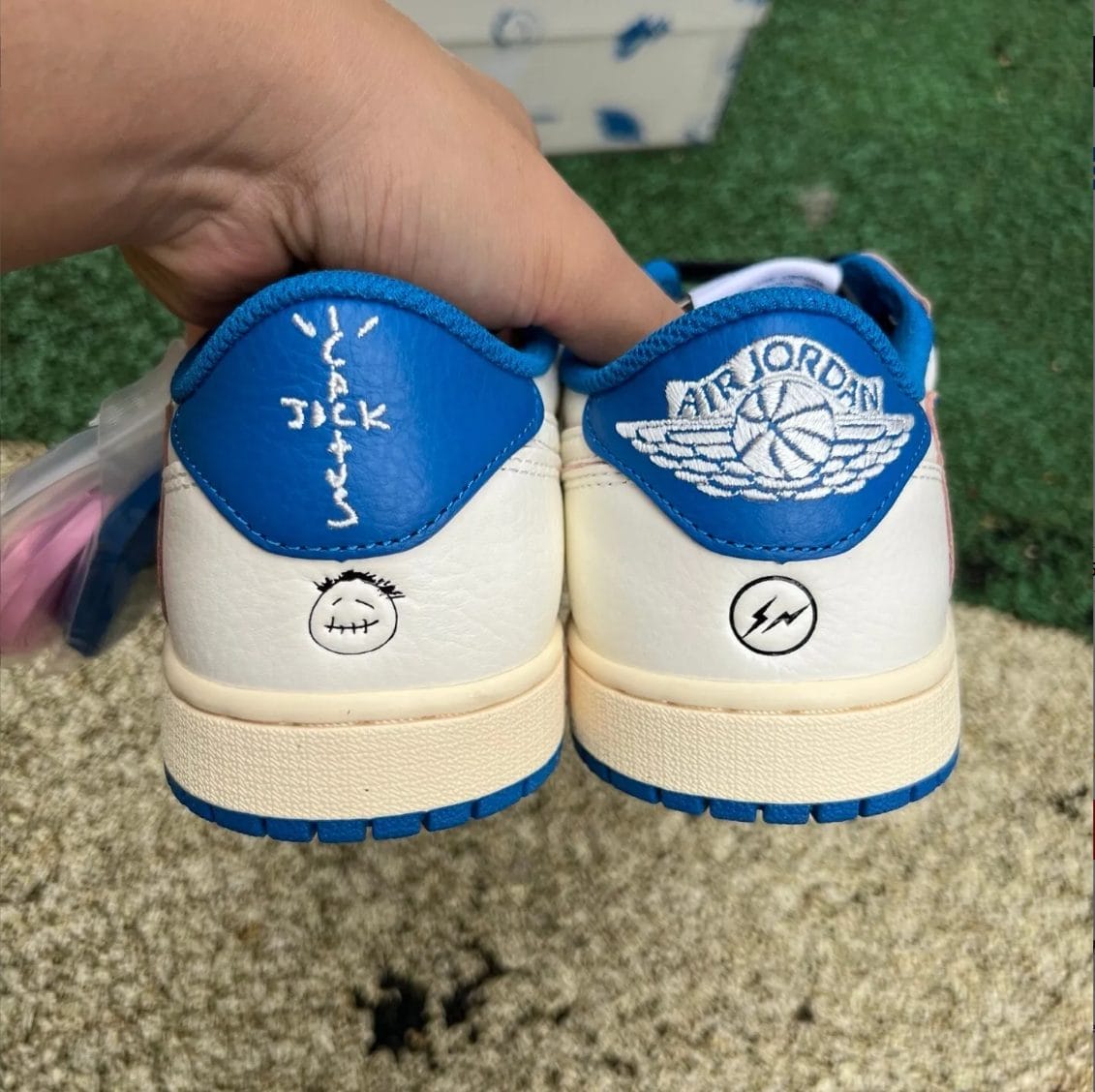 Travis Scott x Fragment x Air Jordan 1 Low 2025 Shoes Sneakers - Image 5