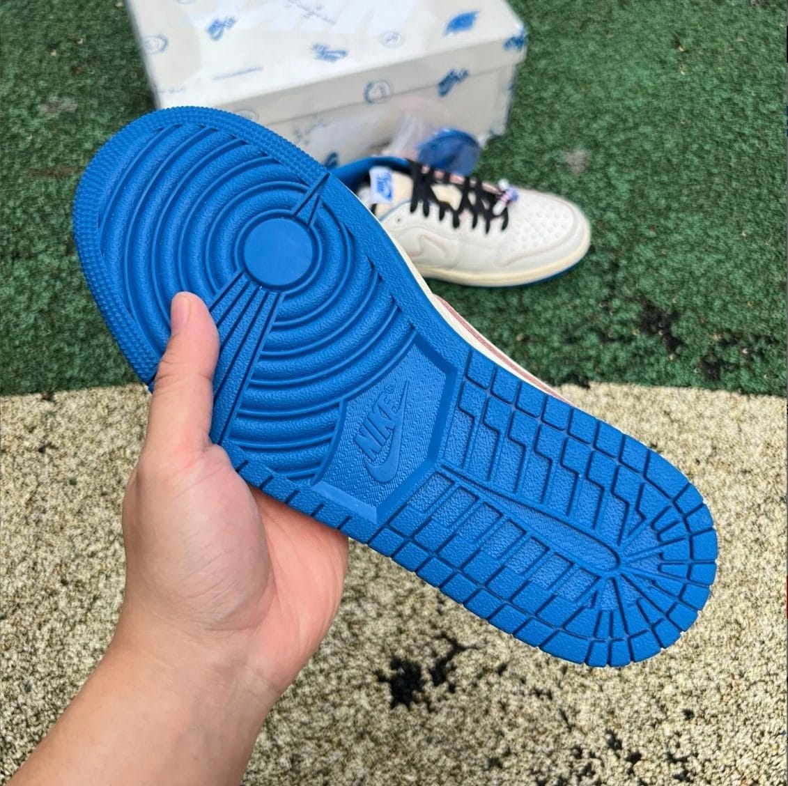 Travis Scott x Fragment x Air Jordan 1 Low 2025 Shoes Sneakers - Image 6