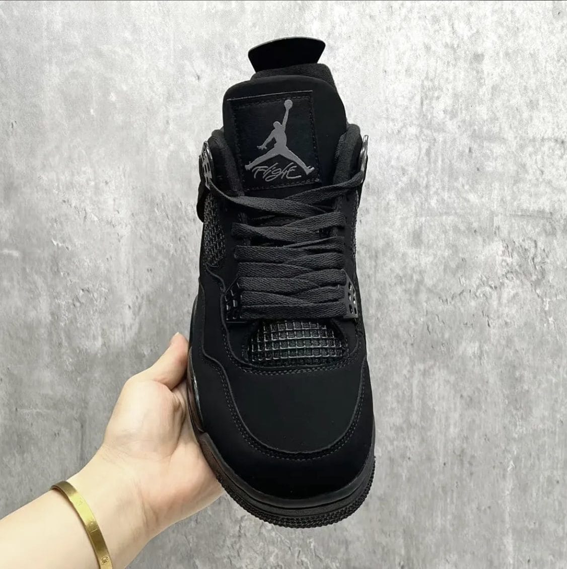 Alternative view of Air Jordan 4 Black Cat (2025) Shoes Sneakers