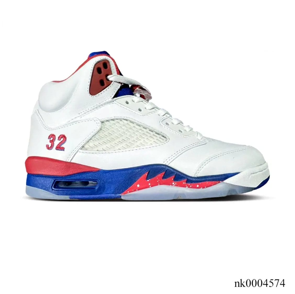 Air Jordan 5 White Blue Red Shoes Sneaker - Image 12