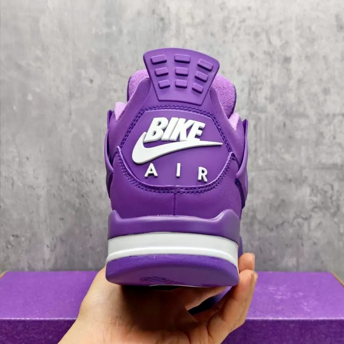 Nigel Sylvester x Air Jordan 4 Purple Shoes Sneakers - Image 7