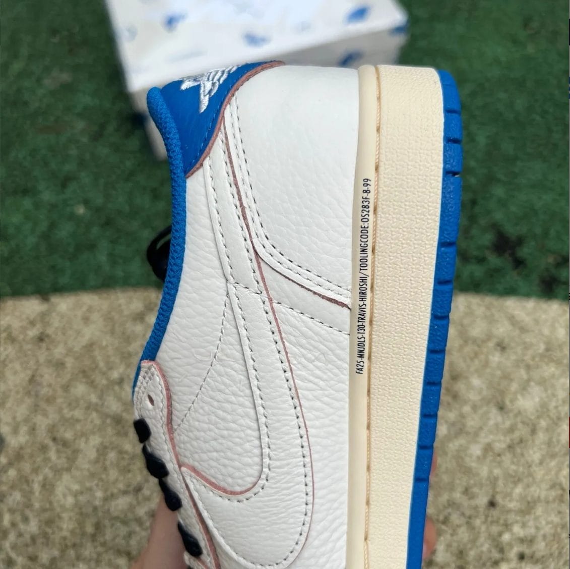 Travis Scott x Fragment x Air Jordan 1 Low 2025 Shoes Sneakers - Image 7