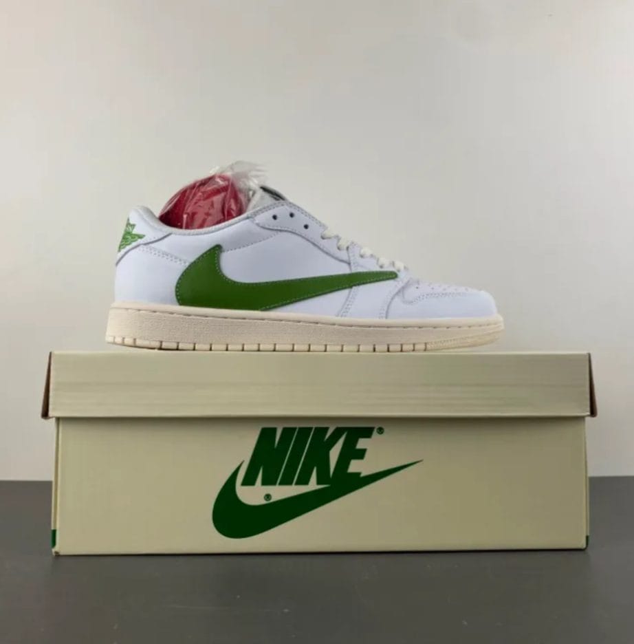 Travis Scott x Air Jordan 1 Low OG Matcha Shoes Sneakers - Image 7
