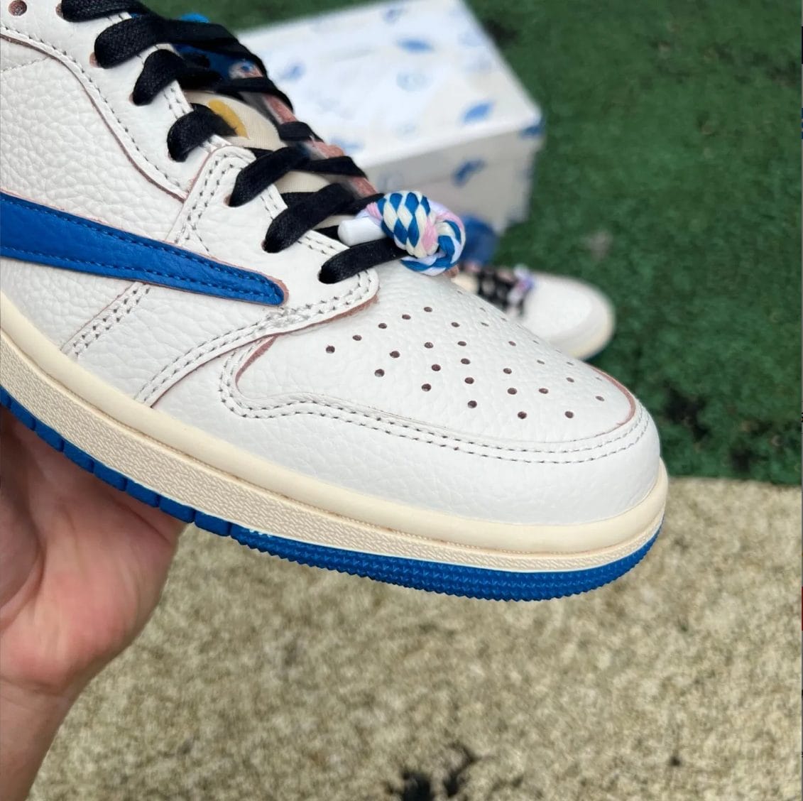 Travis Scott x Fragment x Air Jordan 1 Low 2025 Shoes Sneakers - Image 10