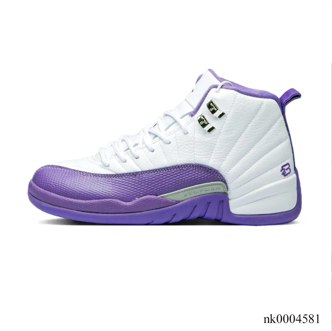 Air Jordan 12 White Field Purple Shoes Sneakers