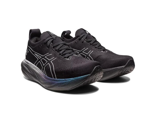 Asics Gel Nimbus 25 Platinum Black Pure Silver 1012B435-001 - Image 4