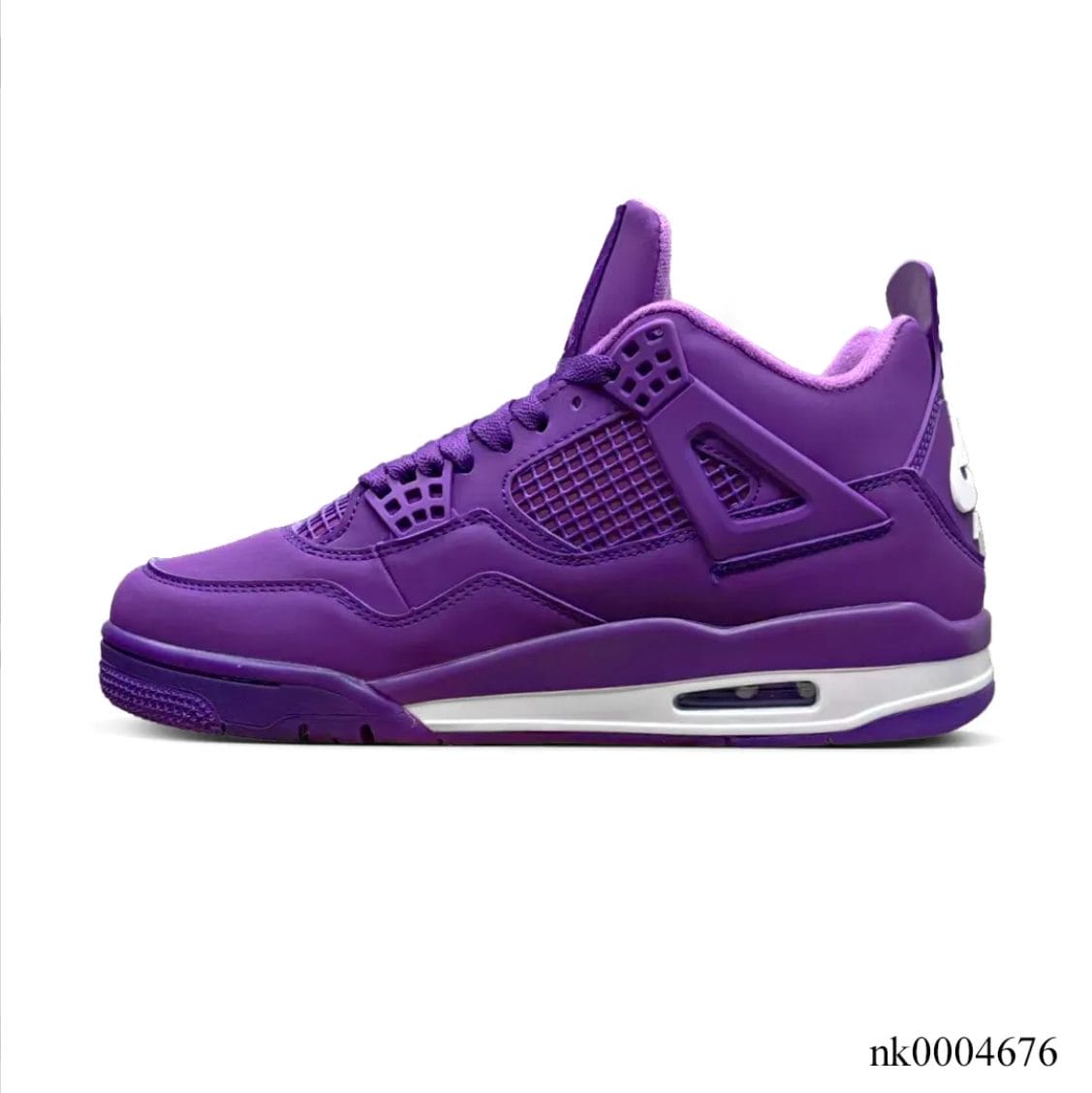 Nigel Sylvester x Air Jordan 4 Purple Shoes Sneakers - Image 8