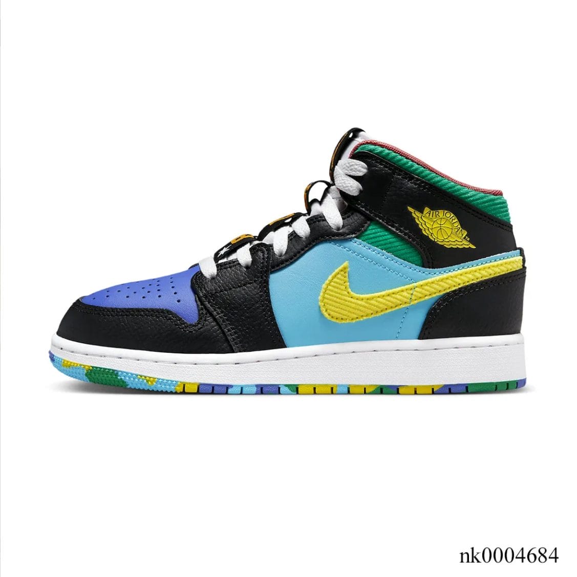 Alternative view of Air Jordan 1 Mid Six Championships Shoes Sneakers